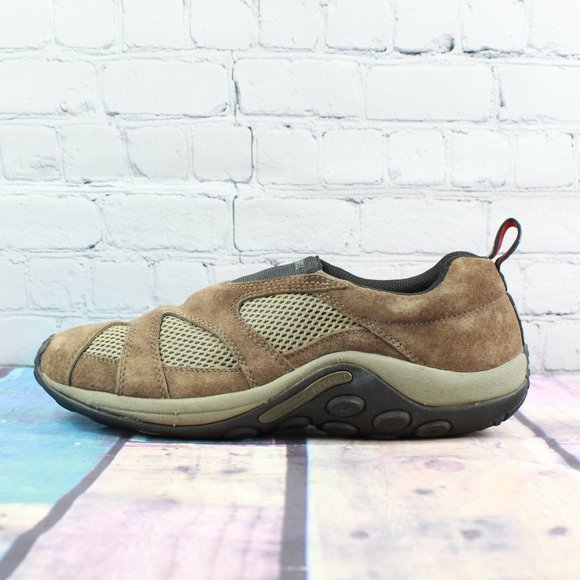 merrell suede slip on shoes